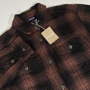 NWT Patagonia Womens Small Mauve Plaid Fjord Loft Blanket Overshirt Jacket